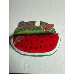 Moon‎ Cake 6 Pair Quarter Socks Ladies 4-10 Watermelon Plush Pouch